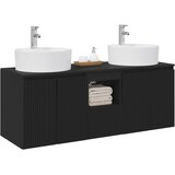  Set ormarića za kupaonicu 3 kom. Crna 49,5 x 44,5 x 65 cm | shoptok.hr