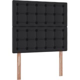  Krevet s od storage s madracem Crna 100 x 200 cm Lažna koža | shoptok.hr