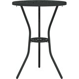 Bistro set za vrt 3 kom. Crna Aluminij | shoptok.hr