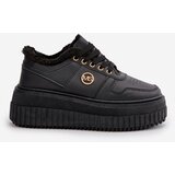 Boto Sneakers Women's Sport Shoes Insulated On Massive Sole Black Verissha | shoptok.hr