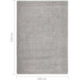 vidaXL Čupavi tepih svjetlosivi 160 x 230 cm protuklizni | shoptok.hr