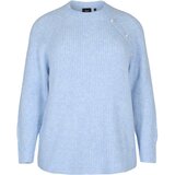 Zizzi Pulover svetlo modra | Shoptok.si