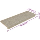 Samoljepljivi otirači za stepenice 15 kom 65x21x4 cm svijetlo zeleni | shoptok.hr