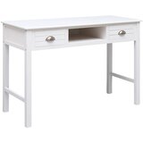  Pisalna miza bela 110x45x76 cm les | Shoptok.si