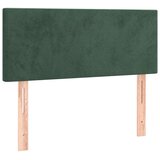 vidaXL Box spring krevet s madracem tamnozeleni 90x200 cm baršunasti | shoptok.hr