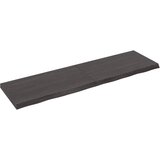  Polica tamnosiva 180 x 50 x 6 cm od obrađene hrastovine | shoptok.hr