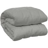 vidaXL Teška deka siva 155x220 cm 7 kg od tkanine | shoptok.hr