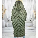 Pri Long jacket women's coat with diagonal quilting Warm LUCY | shoptok.hr