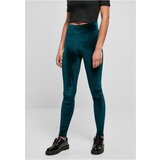 UC Ladies Women's teal velvet leggings with a high waist Cijene