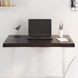 vidaXL Stolna ploča tamnosmeđa 80x60x(2-4) cm obrađena hrastovina Cijene