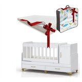 Futrix Kolevka za bebe ljuljajuća sa fiokama ormarićem dušek u ceni ( 32600 ) | ePonuda.com