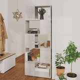 vidaXL Knjižna omara za razdelitev prostora betonsko siva 60x24x155 cm, (20978202) | Shoptok.si