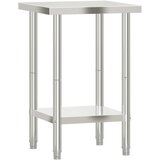  Kuhinjski radni stol 55x55x85 cm od nehrđajućeg čelika | shoptok.hr