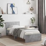  Okvir za krevet s LED svjetlom Betonska siva 80 x 200 cm - Betonska siva | shoptok.hr