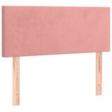 Box spring krevet s madracem ružičasti 100x200 cm baršunasti | shoptok.hr