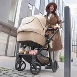 Kinderkraft dječja kolica 4u1 newly™ classic black + mink™ pro + isofix baza mink™ fx | shoptok.hr