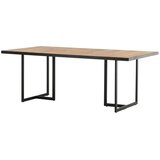 Venture Home Khung pravokutni vrtni blagovaonski stol 200 × 100 cm, prirodna boja drva | shoptok.hr