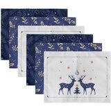 Mila Home Božični tekstilni pogrinjki 6 kosov 35x45 cm Six Ame Servis - Mila Home | Shoptok.si