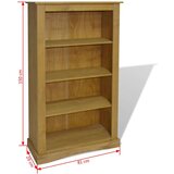  Biblioteka od borovine meksički asortiman Corona 81x29x150 cm | shoptok.hr