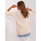 Wool Fashion Italia Sweater-AT-SW-2335-1.68P-light beige | Shoptok.si