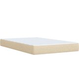 vidaXL Krevet box spring s madracem krem 120 x 190 cm od tkanine | shoptok.hr