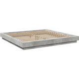 vidaXL okvir kreveta siva boja betona 180x200 cm od konstruiranog drva | shoptok.hr