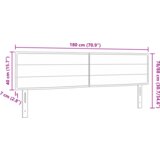  LED vzglavnik z linijskim dizajnom Krem 90 cm Tkanina, (22083790) | Shoptok.si