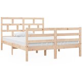 The Living Store Posteljni okvir 135x190 cm trden les - Posteljni Okvir, (21529079) | Shoptok.si