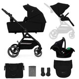 Kinderkraft KOLICA YOXI 3u1 MINK PRO PURE BLACK | ePonuda.com