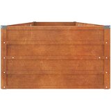  Povišena vrtna gredica boja hrđe 320 x 80 x 45 cm čelik COR-TEN | shoptok.hr