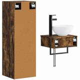  Set namještaja za kupaonicu 2 kom. Dimljeni hrast Smeđa 33 x 34,5 x 100 cm | Shoptok.si