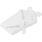 MeowBaby Bijela dječja povojnica od buklé materijala 35x65 cm - | shoptok.hr