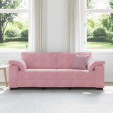  Trosjed Ružičasti 220x77x82 cm Baršun | shoptok.hr
