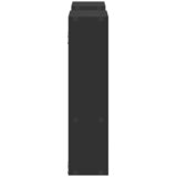  Zidna polica crna 99x15x60 cm konstruirano drvo | shoptok.hr