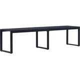  Vrtna klop 180 cm PS plošča črna | Shoptok.si