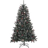  Umjetno božićno drvce Zelena 120 cm PVC, Plastika i Čelik | shoptok.hr