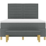 Box spring krevet Tamno siva 140 x 190 cm tkanina | shoptok.hr