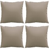  Jastuci za sofu 4 kom smeđesivi 50 x 50 cm od tkanine | shoptok.hr
