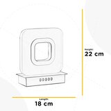 Lesnina XXXL NAMIZNA LED-SVETILKA 4855 KEVIN 18/10/22 cm | Shoptok.si