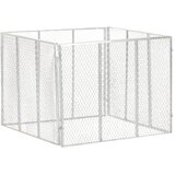 vidaXL Vrtni kompostnik 100x100x77 cm pocinkano železo | Shoptok.si