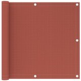 vidaXL Balkonsko platno terakota 90x600 cm HDPE Cene