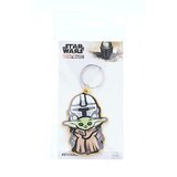 Starwire Star Wars: The Mandalorian RK39084C, gumijasti obesek za ključe Baby Yoda, uniseks, večbarvno, 4,5 x 6 cm, (20852275) Cene