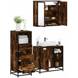  3-dijelni set kupaonskog namještaja boja hrasta drveni | shoptok.hr