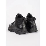 Shelvt Men's high insulated ankle boots made of faux leather | ePonuda.com