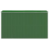  Vrtno spremište zeleno 192 x 357 x 223 cm od pocinčanog čelika | Eponuda.com