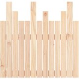  Stensko posteljno vzglavje 82,5x3x80 cm trdna borovina | Shoptok.si