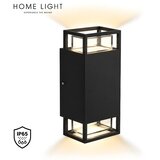 Bb Link SPOLJNA ZIDNA LAMPA 2XGU10 CRNA 2201 2 IP65 Cene