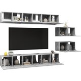 TV ormarići 8 kom siva boja betona od konstruiranog drva | shoptok.hr