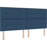  Box Spring postelja z vzmetnico modra 200x200 cm tkanina, (22052984) | Shoptok.si