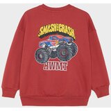 Sinsay Pamučna crewneck majica širokog kroja s printom monster trucka na leđima | shoptok.hr